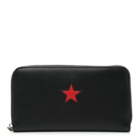 givenchy pandora long zip around wallet|GIVENCHY Calfskin Star Pandora Zip Around Wallet Black .